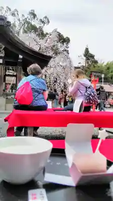 平野神社の食事