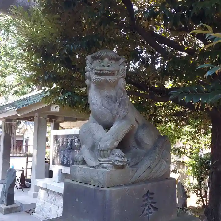 池袋氷川神社の狛犬
