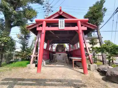 妙見山太田稲荷大明神の鳥居