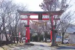 生島足島神社の鳥居