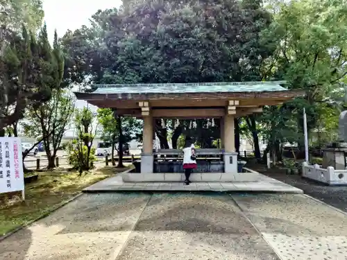 長崎縣護國神社の手水舎