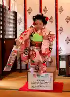 三津厳島神社の七五三参