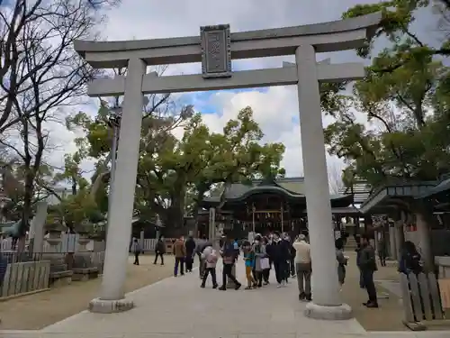 石切劔箭神社の鳥居