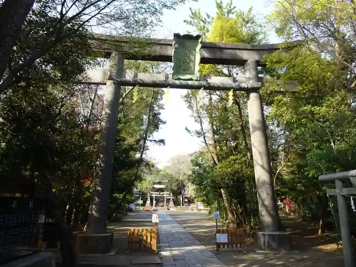 篠崎浅間神社の鳥居