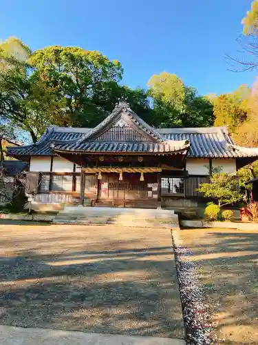 川田八幡神社の本殿・本堂
