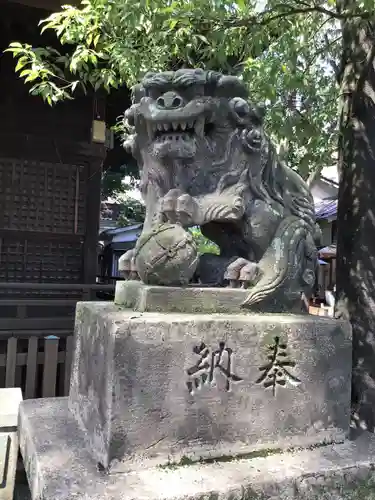 阿邪訶根神社の狛犬