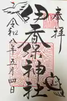 伊香保神社の御朱印