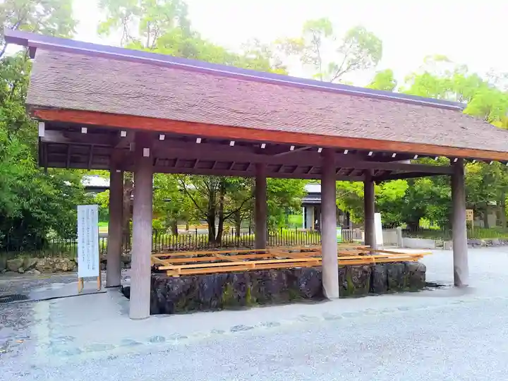 伊勢神宮外宮(豊受大神宮)の手水舎