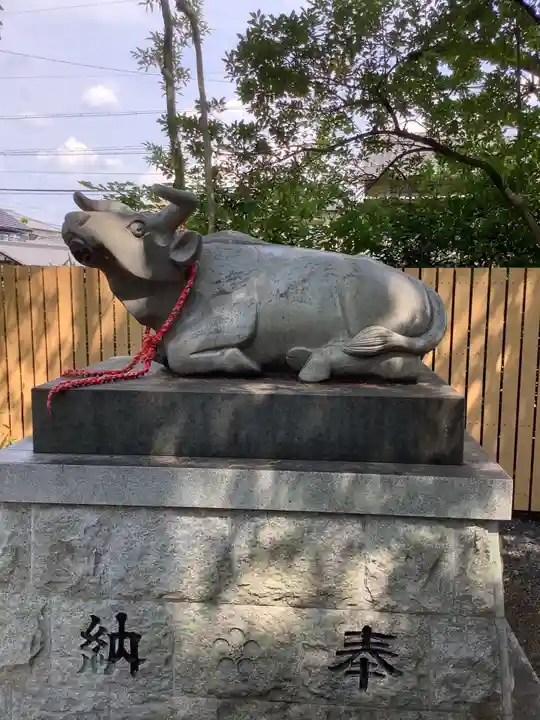 川原神社の狛犬