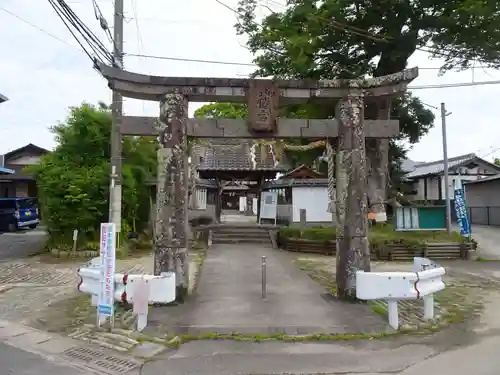 髙木八幡宮の鳥居