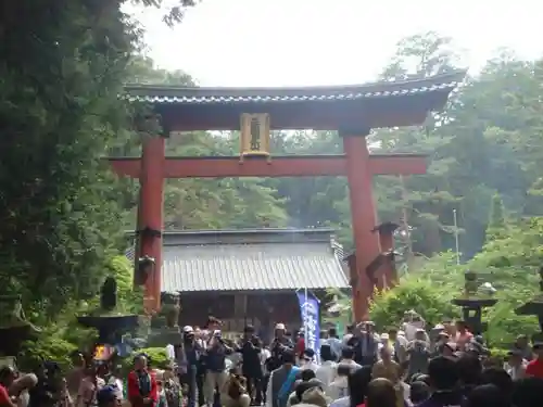 北口本宮冨士浅間神社の鳥居