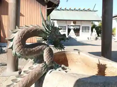 江原神明社の手水舎