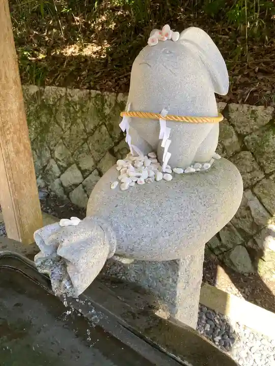 白兎神社の手水舎