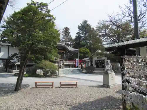 湯倉神社の景色