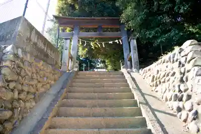 百草八幡神社の鳥居