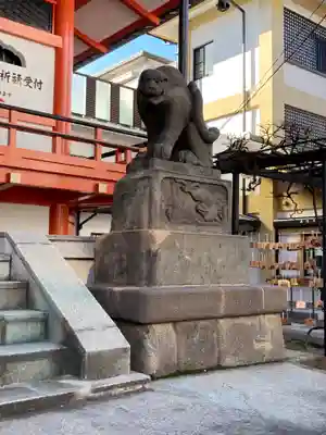 善國寺の狛犬