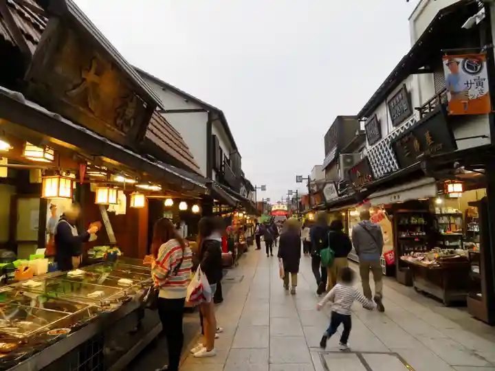 題経寺(柴又帝釈天)の周辺