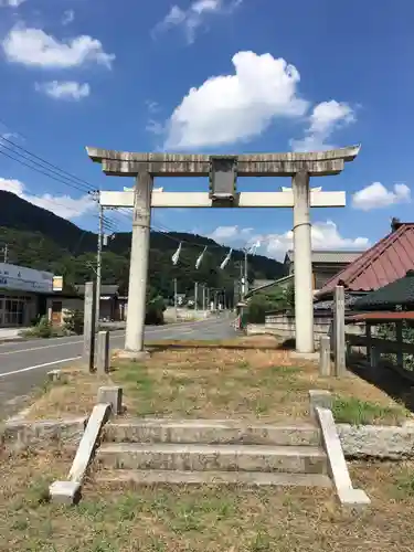 村檜神社の鳥居