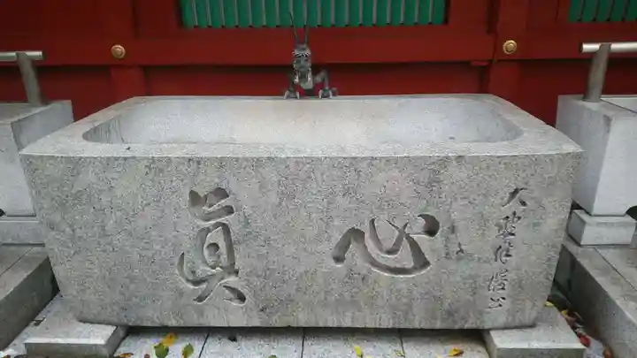神田神社(神田明神)の手水舎