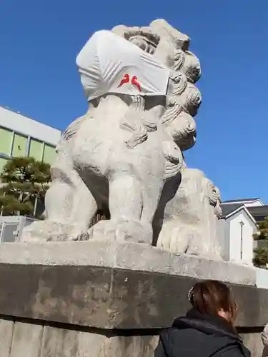 鶴岡八幡宮の狛犬