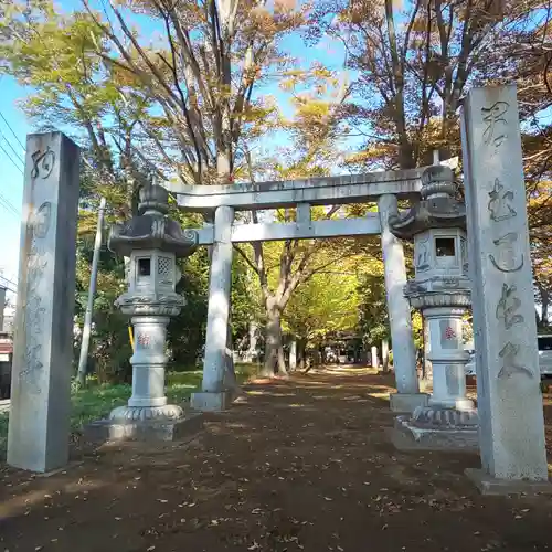 沓掛香取神社の鳥居