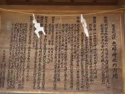 恵那神社の歴史