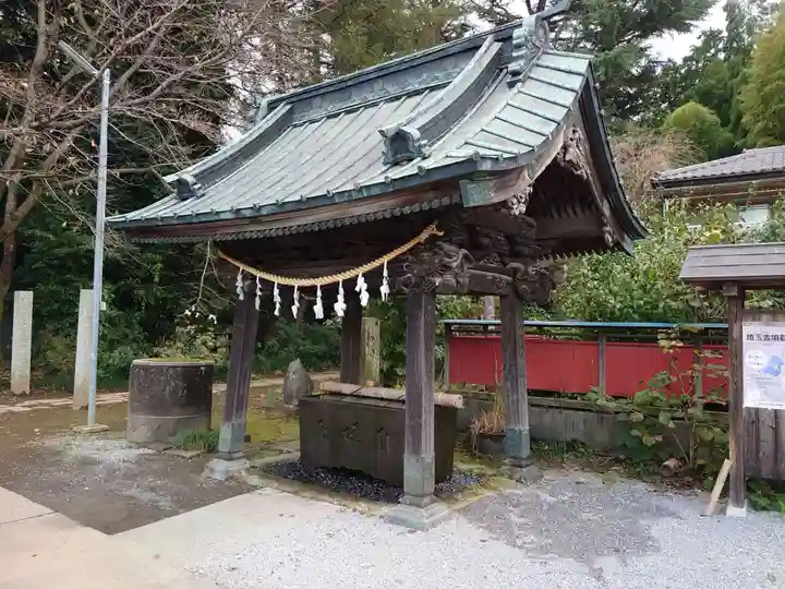 前玉神社の手水舎