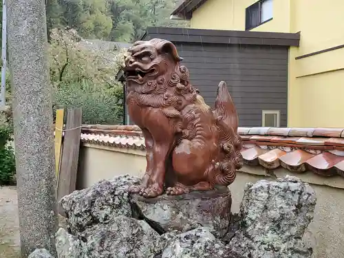 天津神社の狛犬