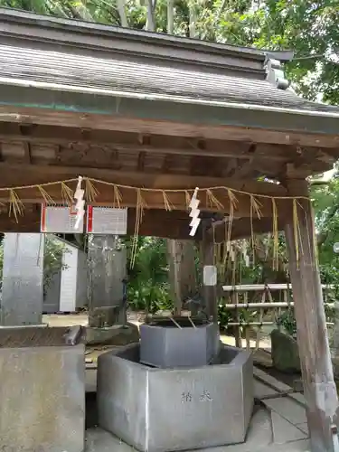 紅葉八幡宮の手水舎