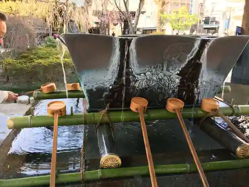 櫛田神社の手水舎