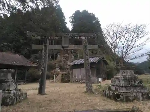 七所神社の鳥居