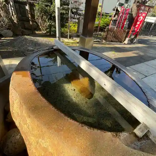 麻布氷川神社の手水舎