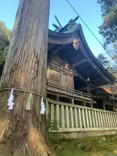 栗溪神社の本殿・本堂