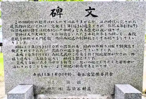 神明社（東お宮）(愛知県)