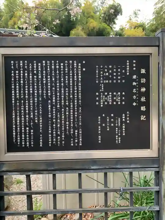 諏訪神社の歴史