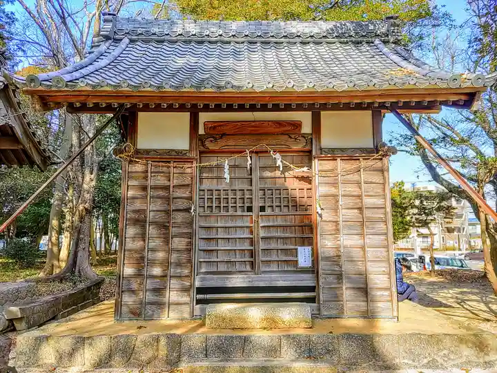 神明社・小河天神社合殿の末社・摂社