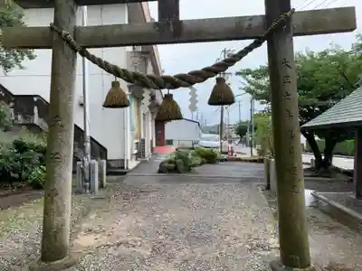 秋葉社の鳥居