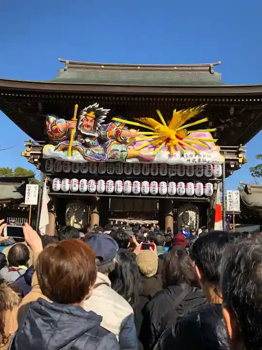 寒川神社の山門・神門