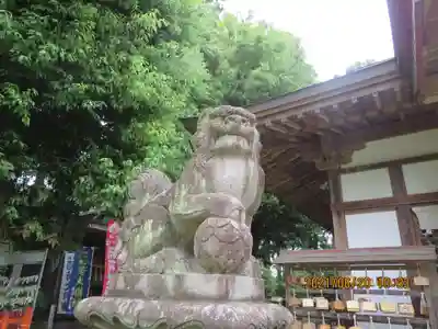 鏡石鹿嶋神社 ＊安産・開運・勝利の神さま＊の狛犬