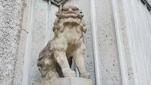 綱敷天神社御旅社の狛犬