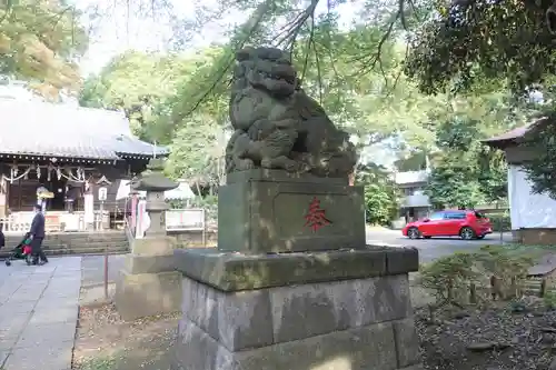 氷川台氷川神社の狛犬