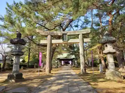 篠山神社の鳥居