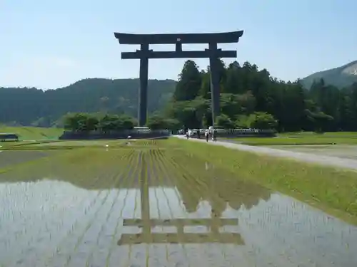 大斎原（熊野本宮大社旧社地）の鳥居