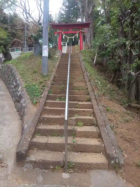 諏訪神社の鳥居