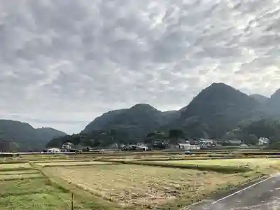 止上神社の周辺
