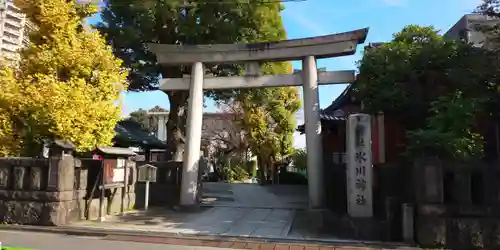 麻布氷川神社の鳥居