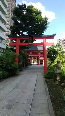 成子天神社の鳥居