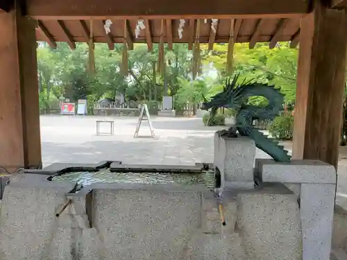 兵庫縣姫路護國神社の手水舎