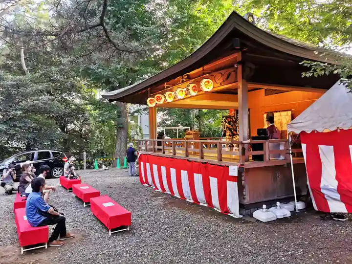 上目黒氷川神社のお祭り