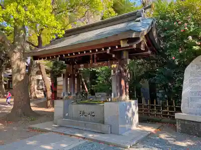 王子神社の手水舎